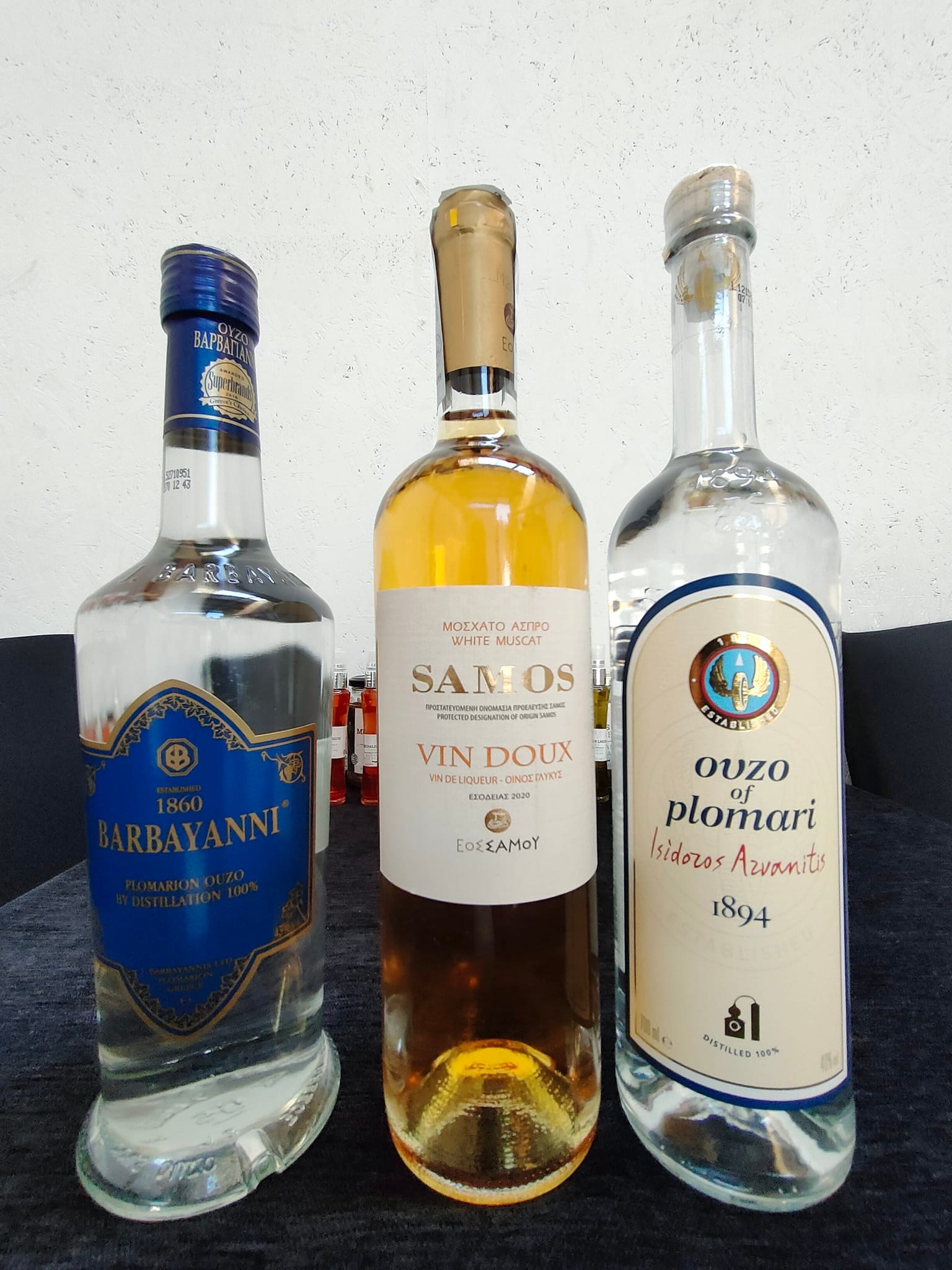 ouzo et samos boissons apéritives grecques