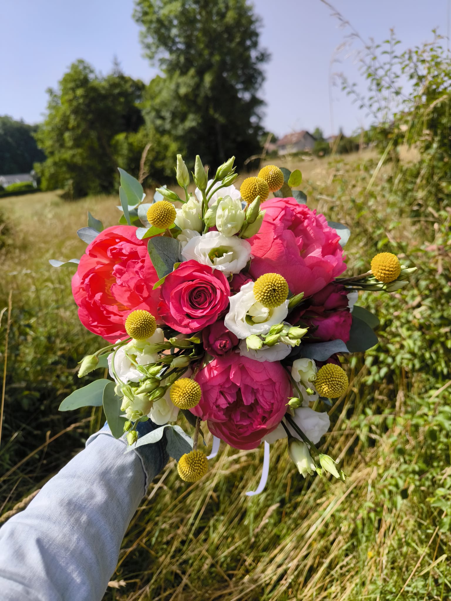 bouquet champêtre de mariage