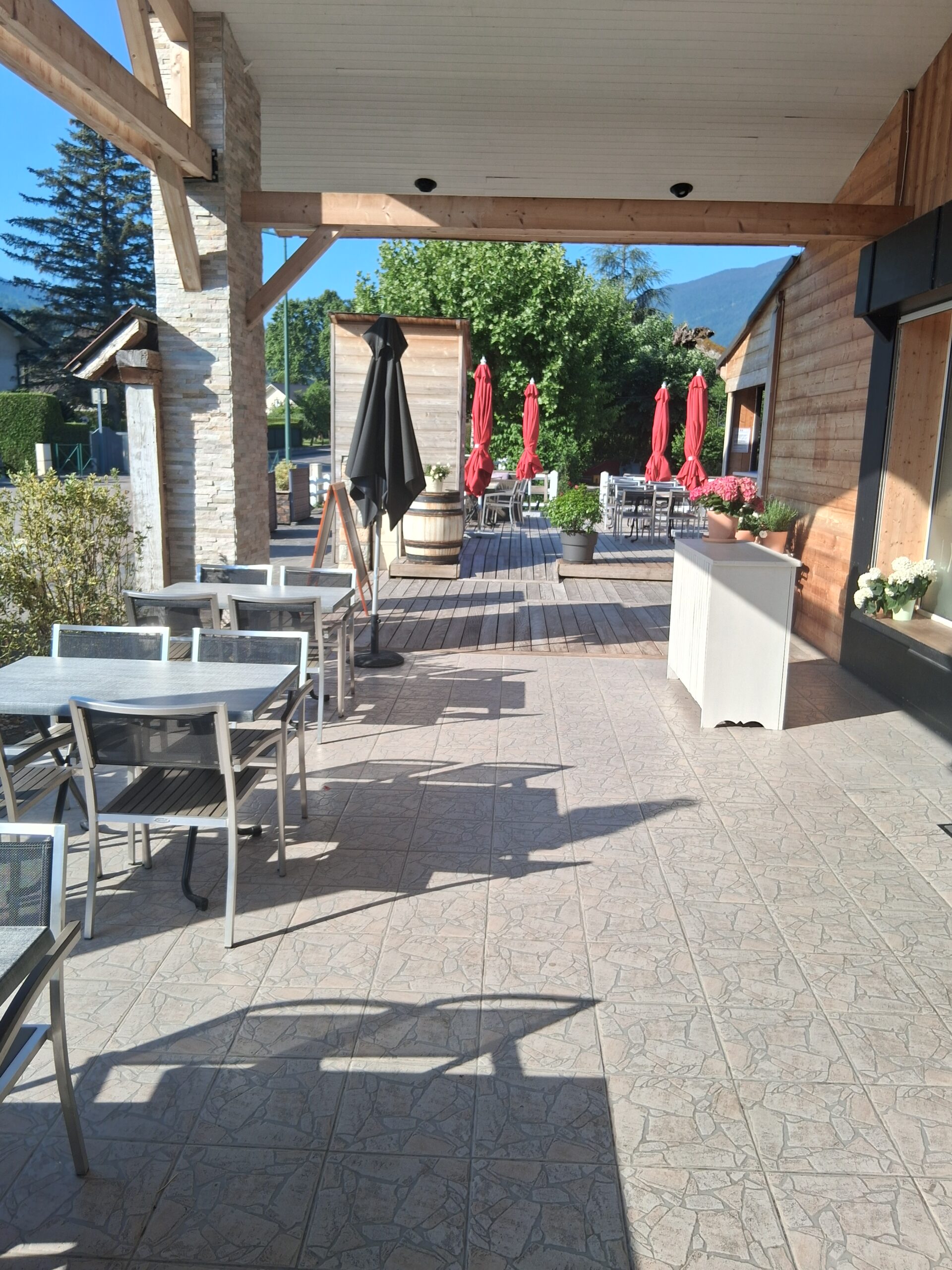 terrasse pour restaurant détente duingt
